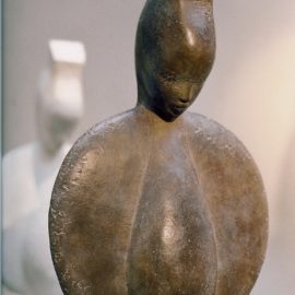 Âme troublée - 2004, bronze, 50 cm